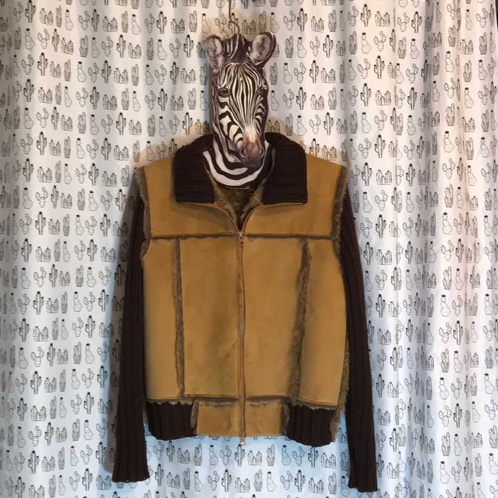 Warm & Soft Faux Suede & Fur Jacket - Picture 2 of 6